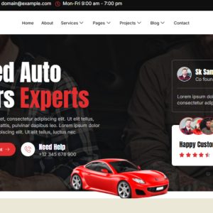 CarHive - Car Repair & Auto Service Elementor Template Kit