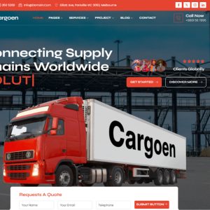 Cargoen - Logistics & Transportation Elementor Template Kit