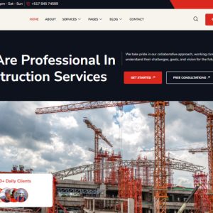 ConsAlfa - Construction Services Elemenor Template Kit