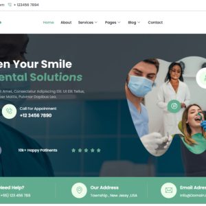 Dentor - Dentist & Dental Care Elementor Template Kit