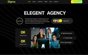 Digma - Creative Digital Agency Elementor Template Kit