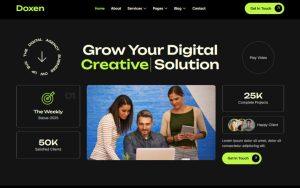 Doxen - Digital Agency Elementor Template Kit