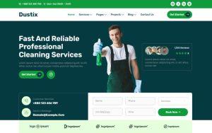 Dustix - Cleaning Services Elementor Template Kit