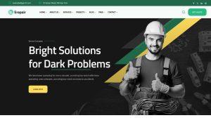 Erepair - Electrician Services & Electrical Repairs Figma Template