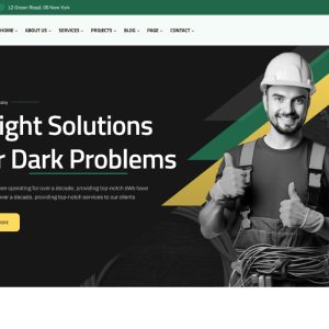 Erepair - Electrician Services & Electrical Repairs Figma Template
