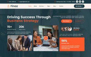 Finaz - Finance & Business Consulting Elementor Template Kit