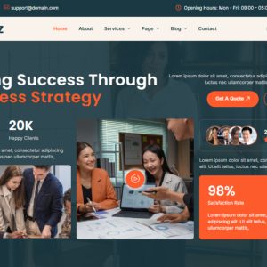 Finaz - Finance & Business Consulting Elementor Template Kit