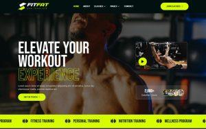 Fitfat - Gym & Fitness Elementor Template Kit