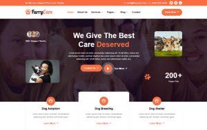 Furrycare - Veterinary & Pet Care Services Elementor Template Kit