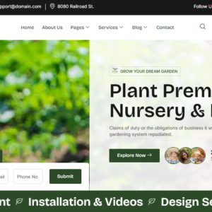 Gardio - Nursery & Gardening Elementor Template Kit