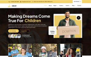Jakat - Charity & Donation Elementor Template Kit