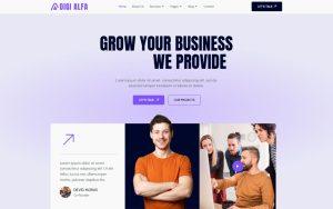 DigiAlfa - Digital Agency Elementor Template Kit