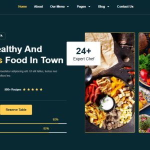 Food Alfa - Restaurant & Cafe Elementor Pro Template Kit