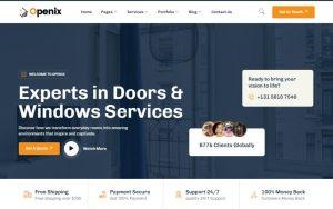 Openix - Windows & Doors Company Elementor Template Kit