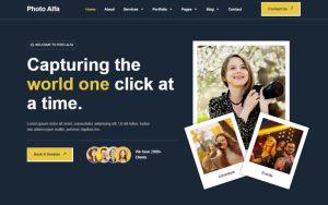 Photo Alfa - Photography & Portfolio Elementor Pro Template Kit