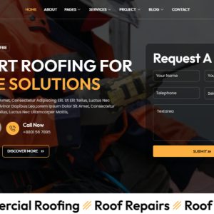 Rofre - Roofing Services Elementor Template Kit