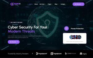 Securex - Cyber Security Services Elementor Template Kit
