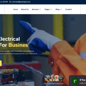 Sparko - Electrician & Electrical Services Elementor Template Kit