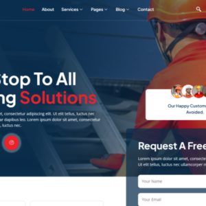 Topfix - Roofing Services Elementor Template Kit